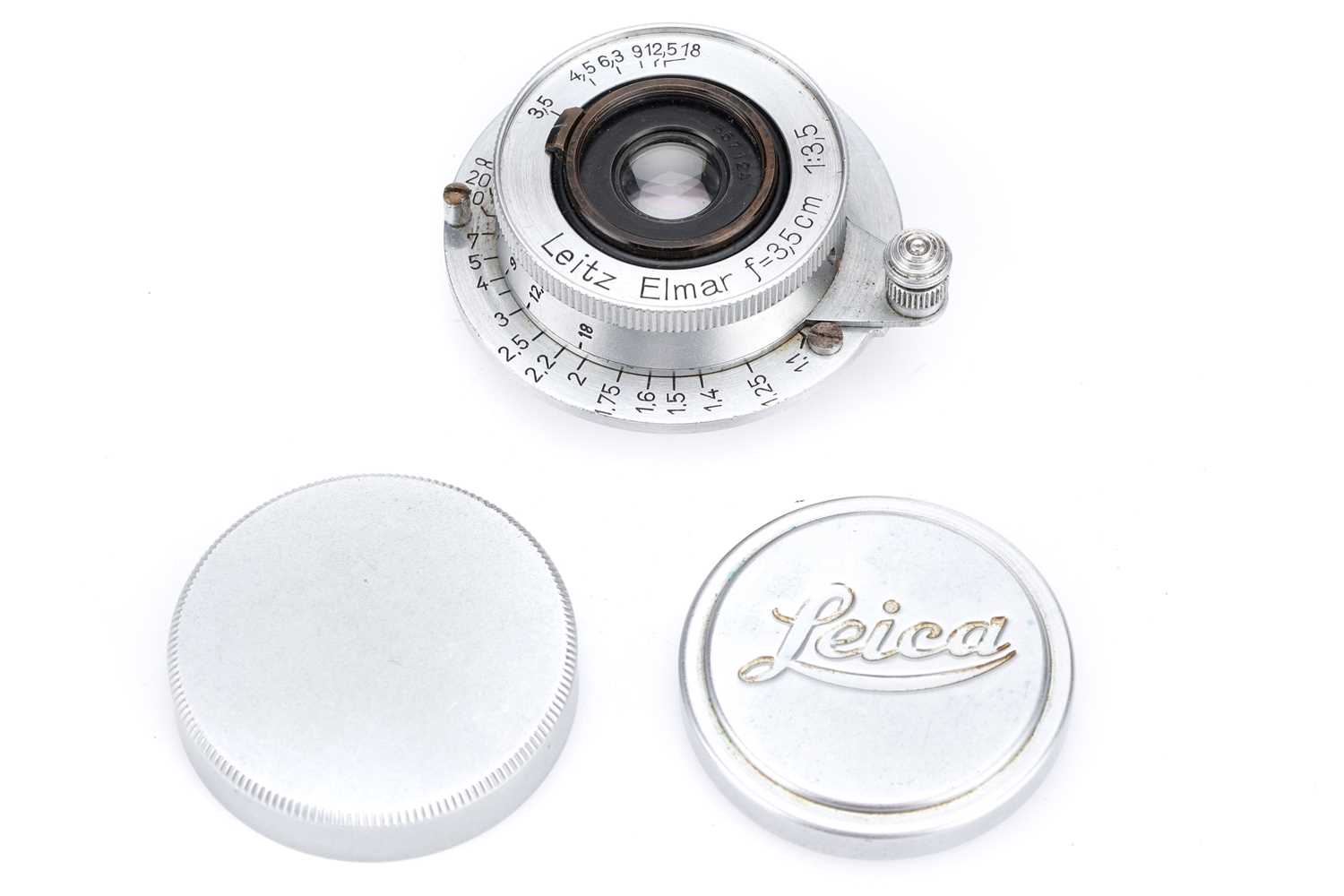 Lot 22 - A Leitz Wetzlar Elmar f/3.5 3.5cm Lens