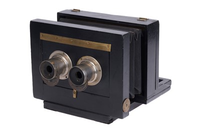 Lot 480 - A Continental Stereo Tailboard Camera