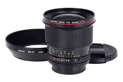 Lot 312 - A Canon FD L f/1.4 24mm Lens