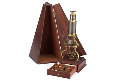 Lot 185 - Dollond, Culpeper-Type Microscope