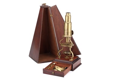 Lot 186 - Harris & Son Culpeper Type Microscope