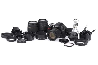 Lot 236 - A Nikon D80 Digital SLR Camera Outfit