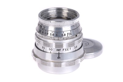 Lot 194 - A Taylor Hobson Cooke Amotal Anastigmat ELC f/2 2" Lens