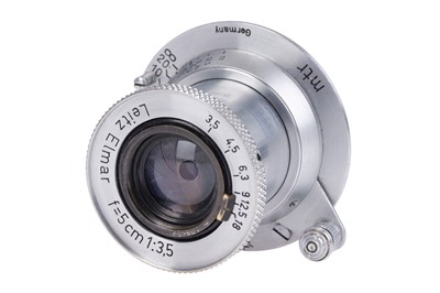 Lot 41 - A Leitz Elmar f/3.5 50mm Lens