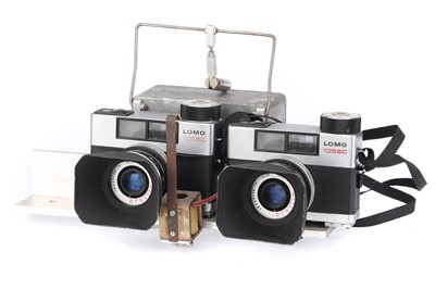 Lot 159 - An Unusual Lomo Stereo Camera Outfit