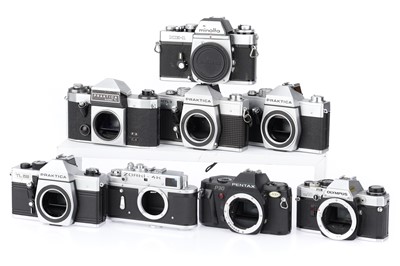 Lot 160 - A Group of 35mm SLR Cameras