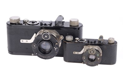 Lot 142 - An Impressive Oversized Leica Ib Dial-Set Compur Camera