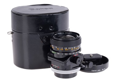 Lot 313 - A Canon FD TS S.S.C. f/2.8 35mm Lens