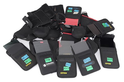 Lot 760 - A Selection of Camera Filters and Lens Pouches