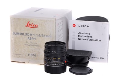 Lot 85 - A Leitz Summilux-M ASPH. f/1.4 35mm Lens
