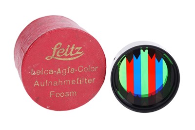Lot 140 - A Leitz FOOSM 'Aufnahmefilter' Agfa-Color Filter