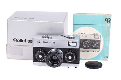 Lot 308 - A 'Rollei-Compur-Gossen-Zeiss' Rollei 35 Compact Camera