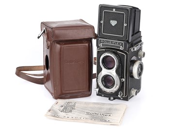 Lot 319 - A Rolleiflex 3.5T Military Issue TLR Camera