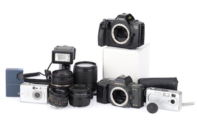 Lot 156 - A Group of Cameras and Lenses