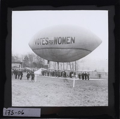 Lot 109 - Ballooning, Magic Lantern Slides