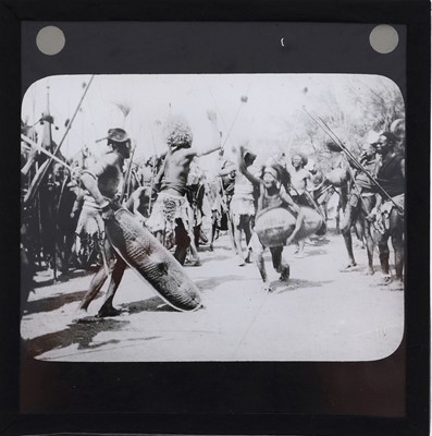 Lot 110 - African War Dance, Magic Lantern Slides