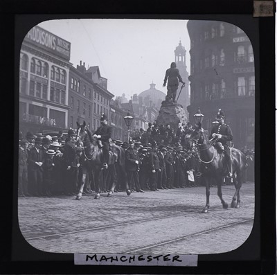 Lot 116 - Manchester Street Scenes and Ship Canal, Magic Lantern Slides