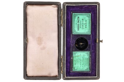 Lot 223 - A Most Impressive Microscope Exhibition Slide of a Vase of Flowers