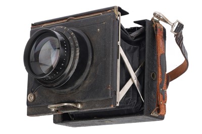 Lot 345 - A Zeiss Ikon Miroflex A Reflex 9x12cm Camera