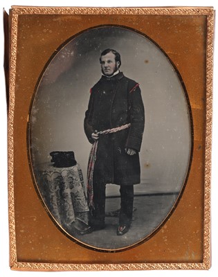 Lot 7 - Quarter-Plate Daguerreotype Full Length Portrait