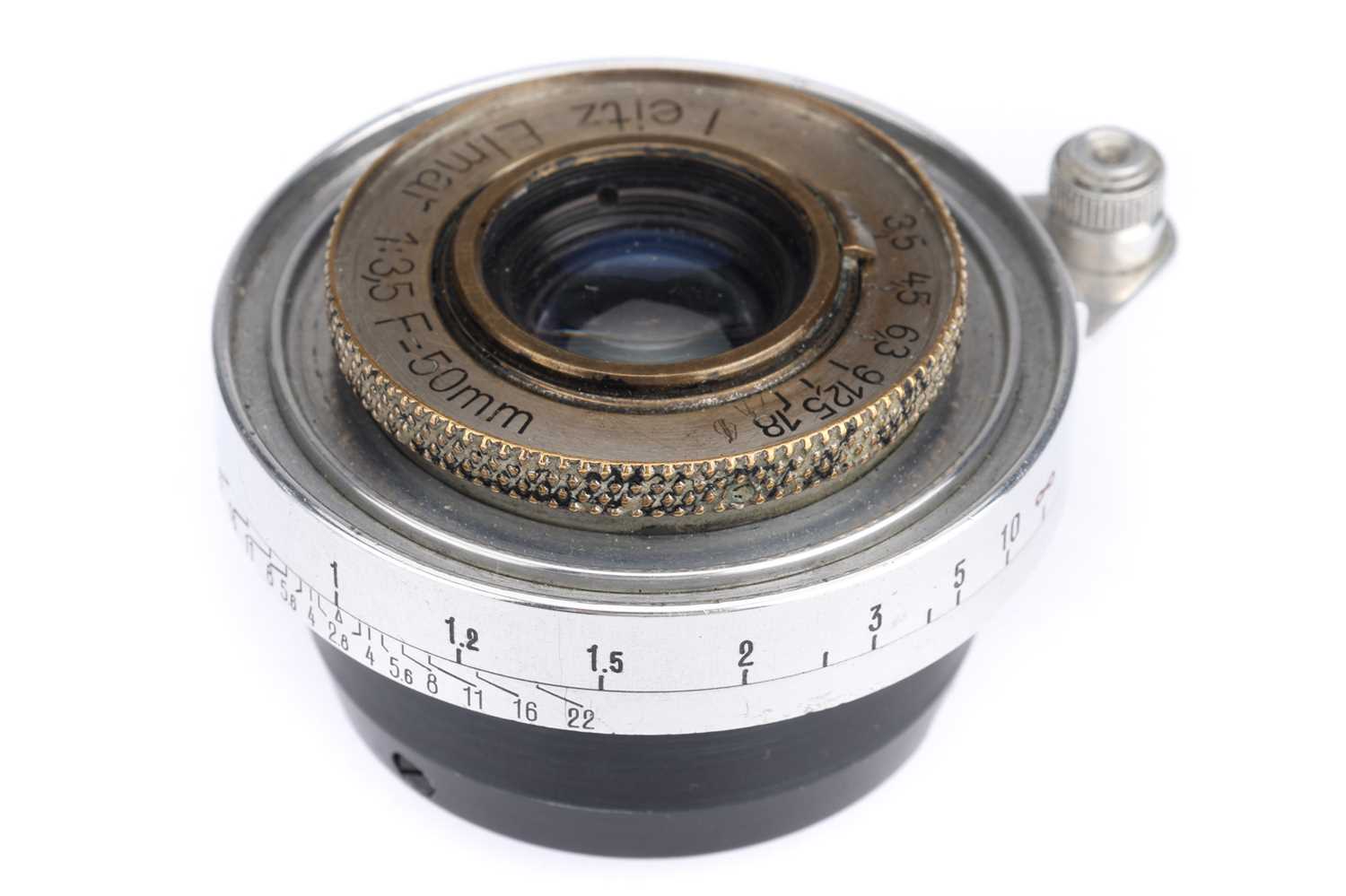 Lot 15 - A Leitz Wetzlar Elmar f/3.5 50mm Collapsible Lens
