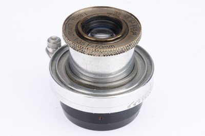 Lot 15 - A Leitz Wetzlar Elmar f/3.5 50mm Collapsible Lens