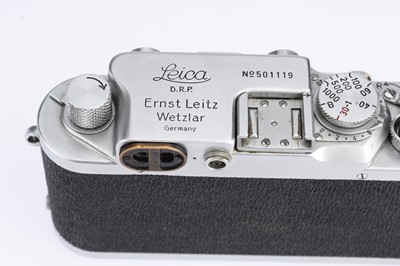 Lot 13 - A Leica IIIc 35mm Rangefinder Camera Body