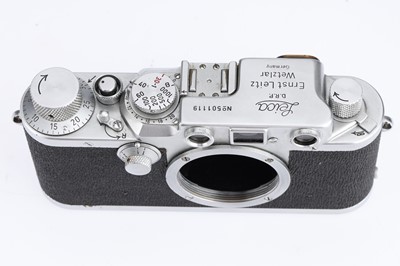 Lot 13 - A Leica IIIc 35mm Rangefinder Camera Body