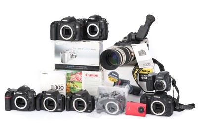 Lot 235 - A Tray of Digital SLR Cameras