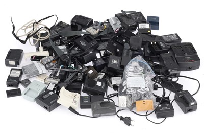 Lot 742 - A Large Quantity of Camera Chargers and Batteries