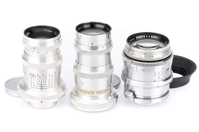 Lot 421 - A Group of Carl Zeiss Lenses