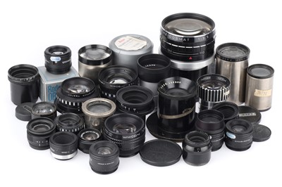 Lot 467 - A Selection of Projection and Enlarging Lenses