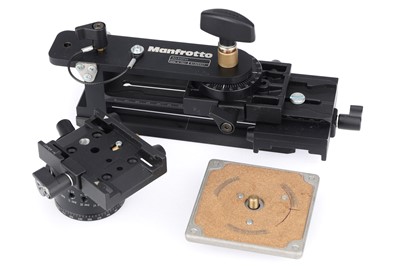 Lot 854 - A Manfrotto 303SPH Tripod Head and Slider