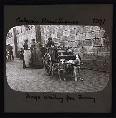 Lot 900 - Magic Lantern Slides of Belgian Street Scenes