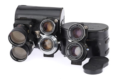 Lot 458 - A Group of Mamiya-Sekor TLR Lenses