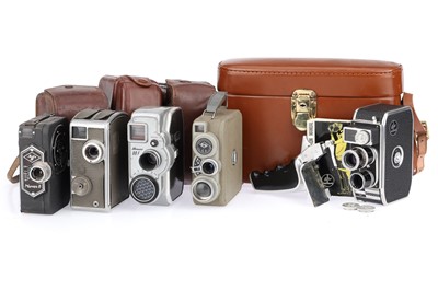 Lot 652 - ꩜ A GRoup of 8mm Cine Cameras