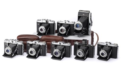 Lot 301 - A Selection of Zeiss Ikon Folding Cameras