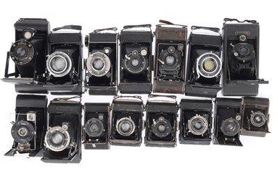 Lot 302 - A Selection of Folding Cameras