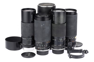Lot 474 - A Group of Tamron SP Telephoto Lenses