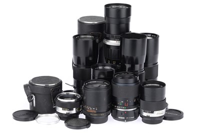 Lot 475 - A Group of Yashica Camera Lenses