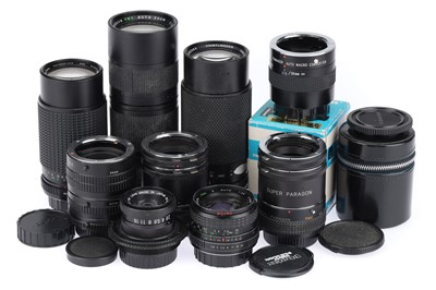 Lot 480 - A Selection of Lenses and Teleconverters