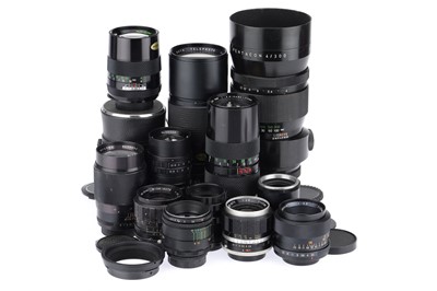 Lot 481 - A Selection of Camera Lenses