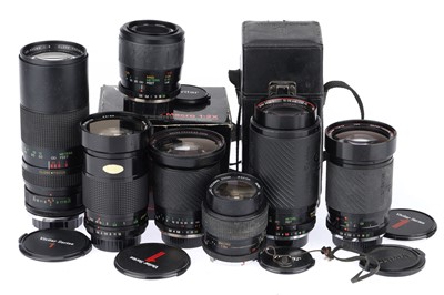 Lot 483 - A Selection of Vivitar Lenses