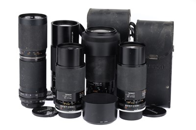 Lot 484 - A Group of Tamron Telephoto Lenses