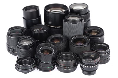 Lot 486 - A Selection of Camera Lenses