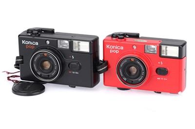 Lot 121 - A Pair of Konica Pop Cameras