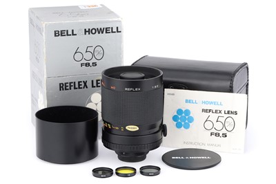 Lot 487 - A Bell & Howell 650mm f/8.5 MC Reflex Mirror Lens