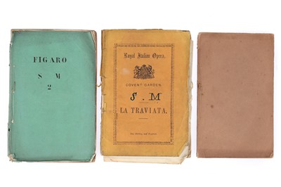 Lot 997 - A Collection of 19th Century Opera Programs