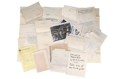 Lot 952 - Archive of Theatre Documents Relating to John Gale