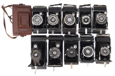 Lot 421 - A Selection of Folding Cameras